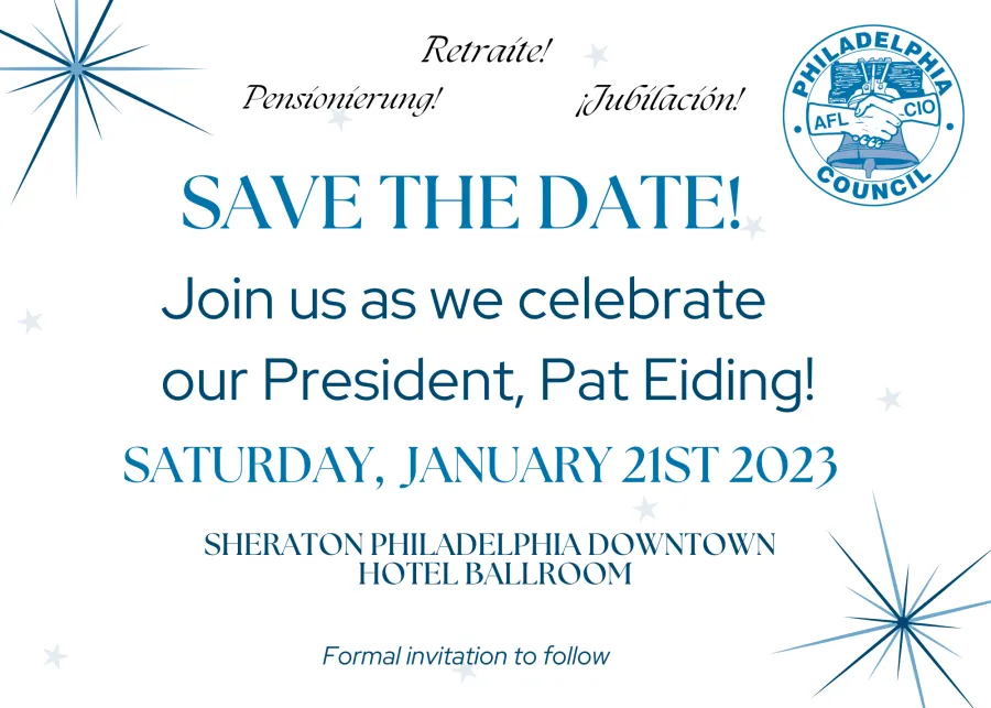 President Eiding Retirement Party
